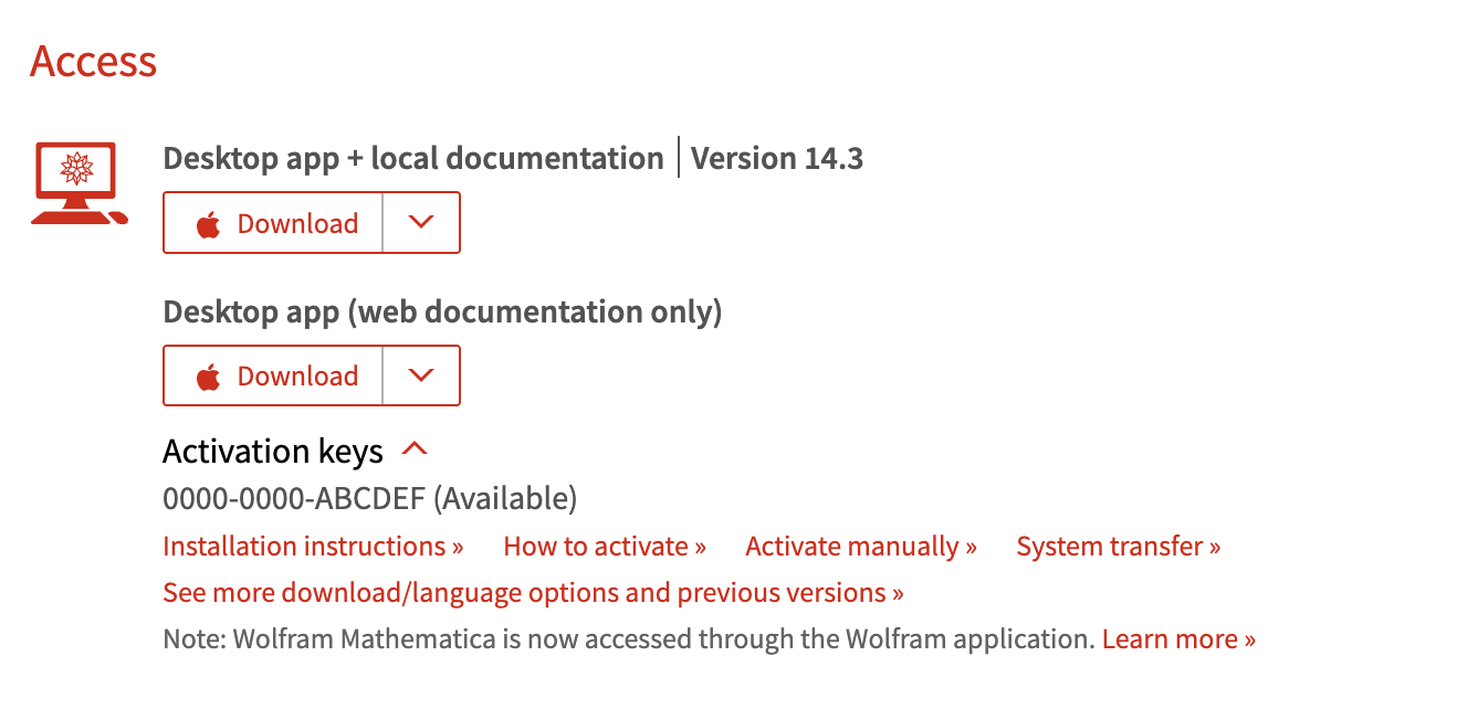 Activation Key
