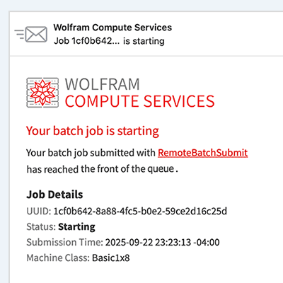 December 2, 2025: Launching Wolfram Compute Services