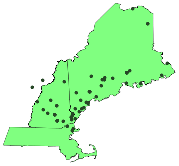 The 75 universities closest to Bangor, Maine