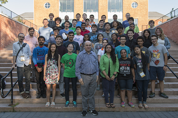 2015 Summer Camp students with Stephen Wolfram