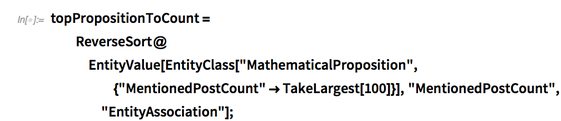 topPropositionToCount=ReverseSort@EntityValue topPropositionToCount=ReverseSort@EntityValue