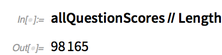 allQuestionScores//Length allQuestionScores//Length