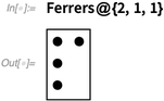 Ferrers@{2, 1, 1} Ferrers@{2, 1, 1}