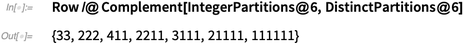 Row /@ Complement Row /@ Complement