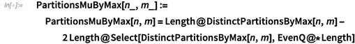 PartitionsMuByMax PartitionsMuByMax