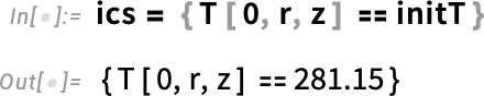 ics = {T ics = {T