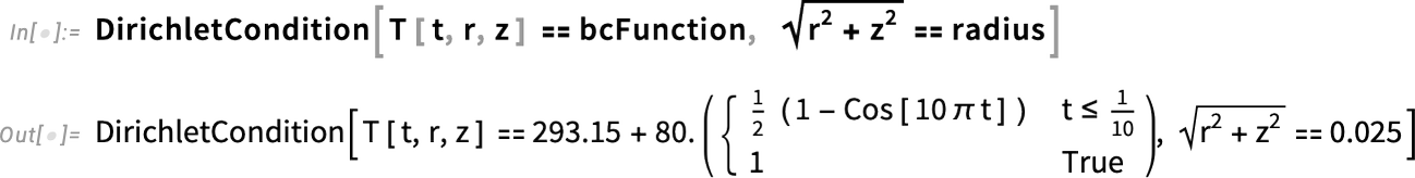 DirichletCondition [ DirichletCondition [