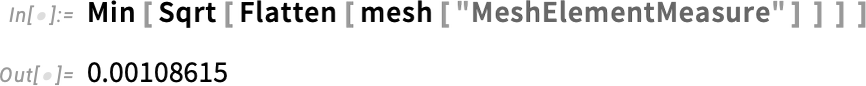 Min [ Sqrt [ Flatten Min [ Sqrt [ Flatten