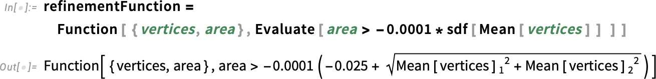 refinementFunction = refinementFunction =
