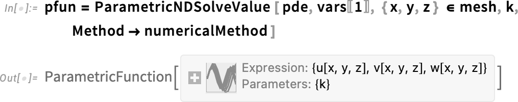 pfun = ParametricNDSolveValue pfun = ParametricNDSolveValue