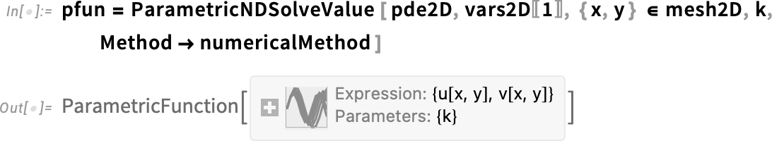 pfun = ParametricNDSolveValue pfun = ParametricNDSolveValue