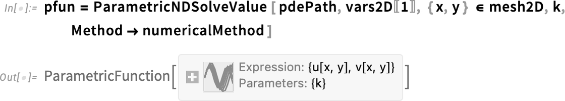 pfun = ParametricNDSolveValue pfun = ParametricNDSolveValue