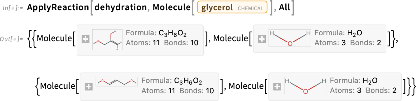 ApplyReaction[dehydration
