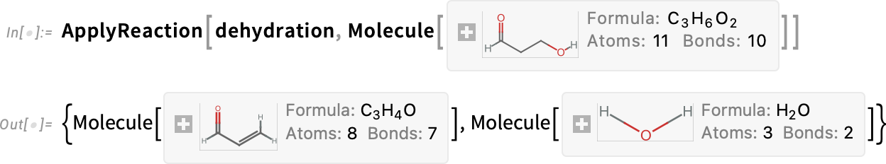 ApplyReaction[dehydration