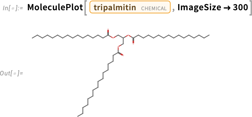 MoleculePlot[tripalmitin