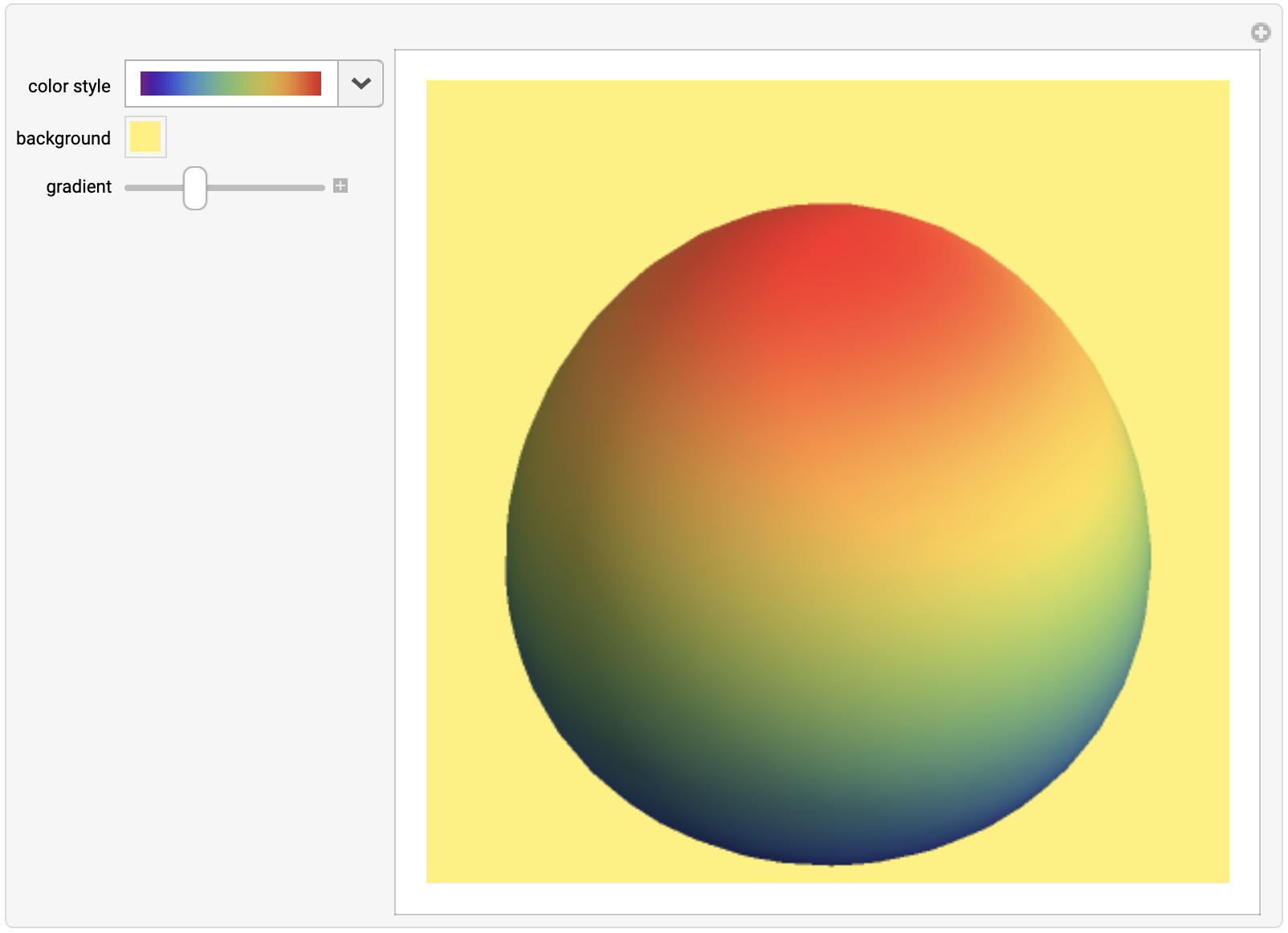 Egg Colored by Gradients Egg Colored by Gradients