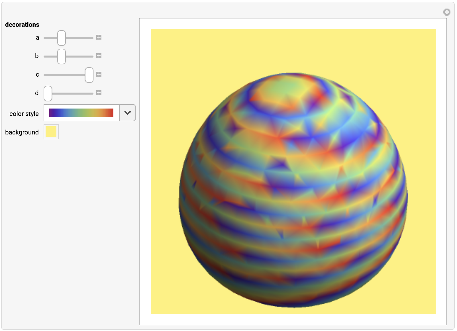 Egg Colored using Polynomials Egg Colored using Polynomials