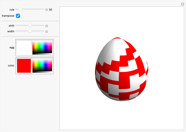 Elementary Cellular Automaton Egg Elementary Cellular Automaton Egg