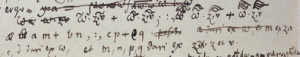 One example of Leibniz's notation using overtildes