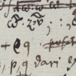 One example of Leibniz's notation using overtildes