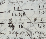 Example of Leibniz writing down an infinite series for Sqrt[2]