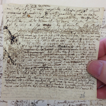 Very small document from Leibniz's archive