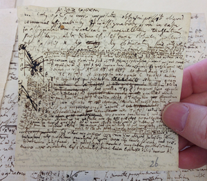 Very small document from Leibniz's archive