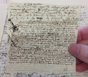Very small document from Leibniz's archive