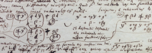 Leibniz example of a +- notation
