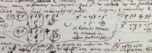Leibniz example of a +- notation