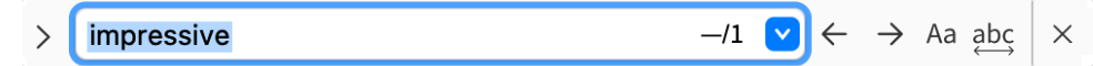 Find dialog