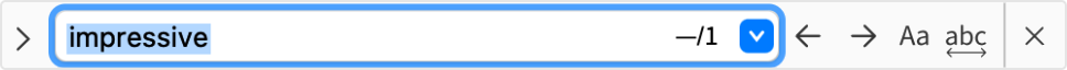 Find dialog Find dialog