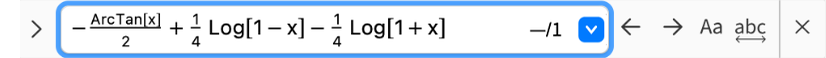 Find typeset equations dialog