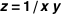 z=1/x y z=1/x y