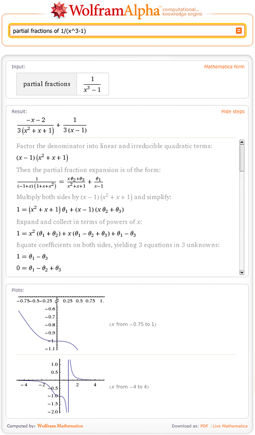 math help wolfram alpha