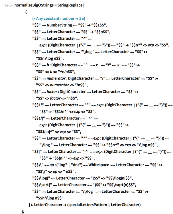 normalizeBigOStrings=StringReplace