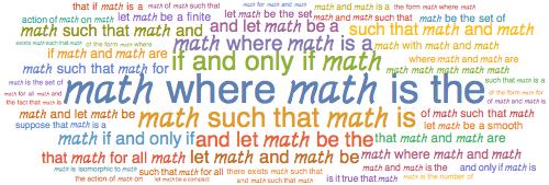 Math where math is the Math where math is the